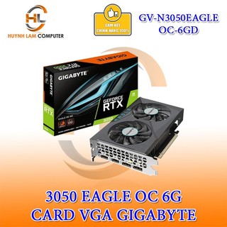 Card màn hình gigabyte geforce rtx 3050 eagle oc 6g - vga chính hãng