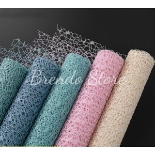 Giấy gói hoa lưới nhện phối hoa siêu đẹp - VPP Brendo