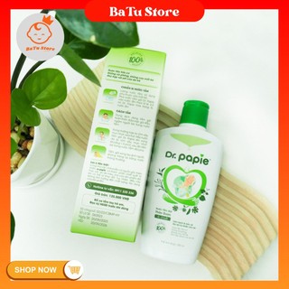 Nước tắm cho bé thảo dược Dr.Papie giúp giảm mẩn ngứa và rôm sảy, hỗ trợ làm sạch da, mát da