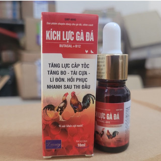  Kích lực gà đá 10ml kích mào kích thèm ăn và tăng lực cho gà 