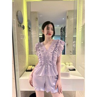 Đồ ngủ lụa bèo thun nhún