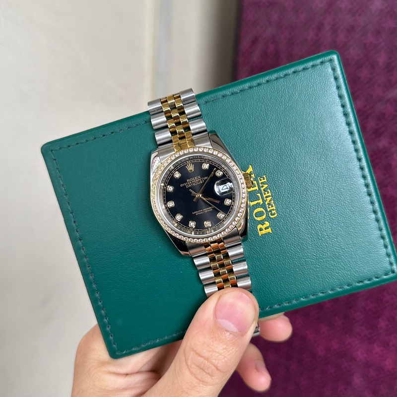 Đồng Hồ Rolex Cơ Tự Động Demi Gold New 2024