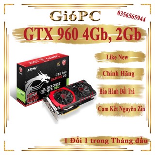 Card đồ hoạ vga gtx 960 4gb, gtx 960 2gb
