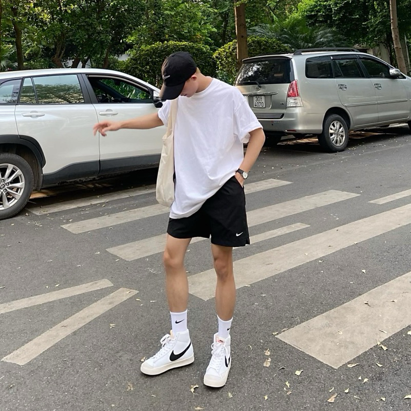 Áo phông trơn-layer tee M1X