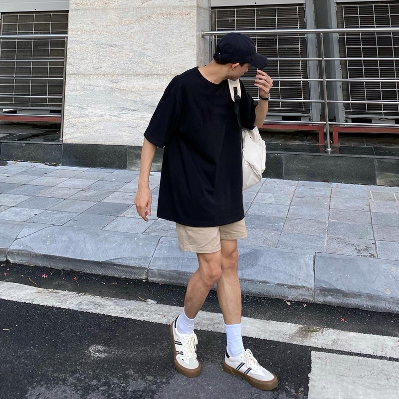 Áo phông trơn-layer tee M1X