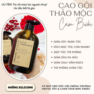 CAO GỘI THẢO MỘC ORGANIC [KHÔNG SILICONE]