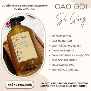 CAO GỘI THẢO MỘC ORGANIC [KHÔNG SILICONE]