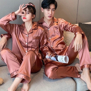 Bộ Đồ Ngủ Tay Dài Quần Dài Phù Hợp Được Cả Nam Và Nữ Mặc Nhà Hay Đi Dạo Đều Đẹp #XuongMayMinhPhuong24RII22