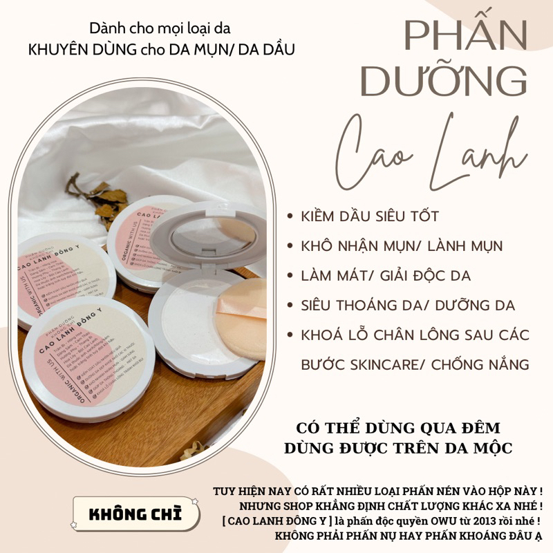 PHẤN HOA CAO LANH OWU [Không Chì]