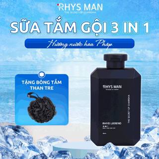 Hàng chính hãng Sữa tắm gội nam RHYS MAN hương nước hoa 3 in 1 Rhys Legend