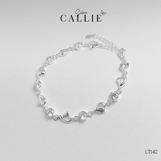 LT142 - Lắc tay bạc Callie Silver trái tim