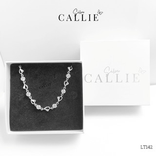 LT142 - Lắc tay bạc Callie Silver trái tim