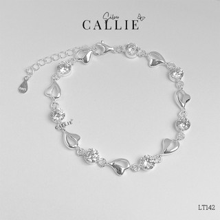 LT142 - Lắc tay bạc Callie Silver trái tim