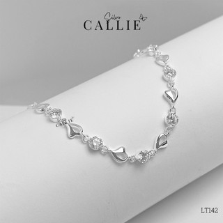 LT142 - Lắc tay bạc Callie Silver trái tim