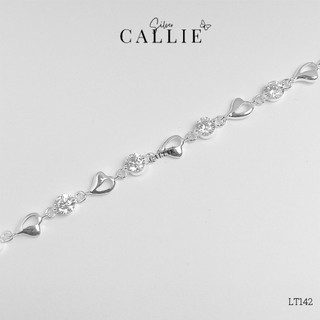 LT142 - Lắc tay bạc Callie Silver trái tim