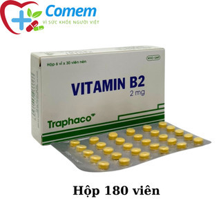 Vitamin B2 2mg Traphaco hộp 6 vỉ x 30 viên