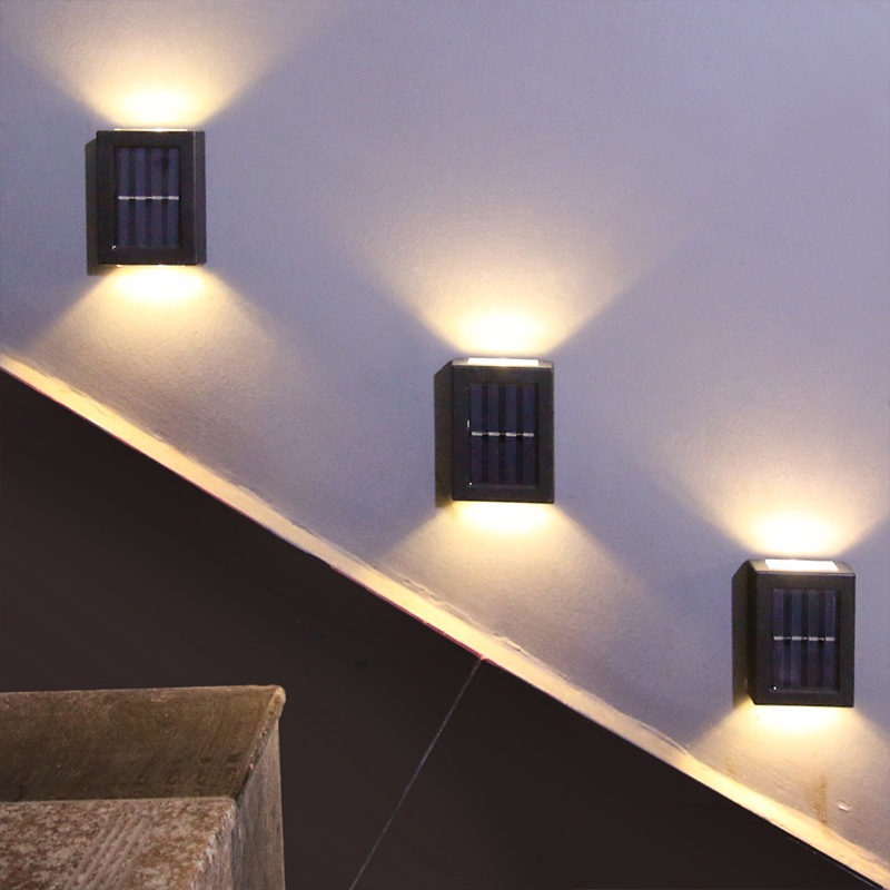 Đèn LED Treo Tường Năng Lượng Mặt Trời Đèn Đường  Đèn Hàng Rào Hiên  Chống Nước