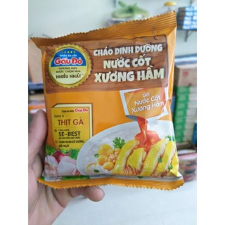 Cháo dinh dưỡng cốt nước hầm xương Gấu đỏ các vị 57g