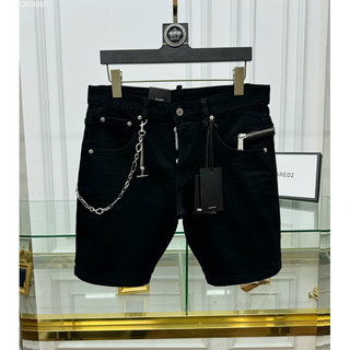 Quần short ngố nam d2 xích khoá cài ngoài vải bò denim mềm mại - hàng qccc