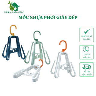 Móc nhựa phơi dép giày dép 4 móc gấp gọn tiện dụng-bn01