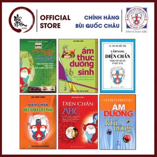 Ẩm thực dưỡng sinh/ diện chẩn abc / diện chẩn bùi quốc châu căn bản / lịch sử tìm huyệt diện chẩn