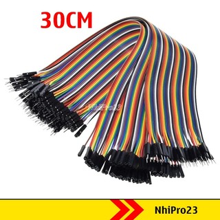 Dây cắm test board 30cm đực đực, cái cái, đực cái cắm bo mạch