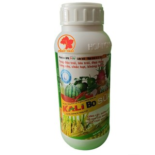 Phân bón lá KALI BO SỮA 500ml cứng cây, chắc trái, to trái