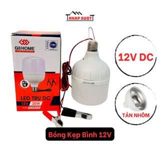 Bóng đèn led kẹp bình 12v, dây dài 120cm, có đầu kẹp, ánh sáng trắng, bảo hành 12 tháng