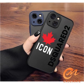 Ốp Lưng iPhone Nhựa Nhám Chống Bẩn, Chống Ố Hình DSQ-ICON iP 7Plus,8Plus,x,xs,xsmax,11,12,13,14,Pro,ProMax
