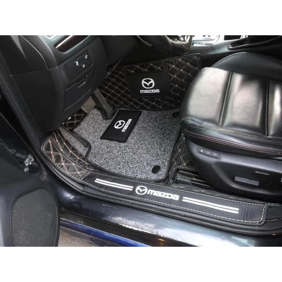 Thảm lót sàn ô tô cho Mazda CX5 2018-2023 full body tràn viền bậc cửa, không mùi, không thấm nước