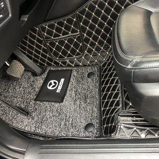 Thảm lót sàn ôtô da cacbon cho mazda cx5 2018-2023