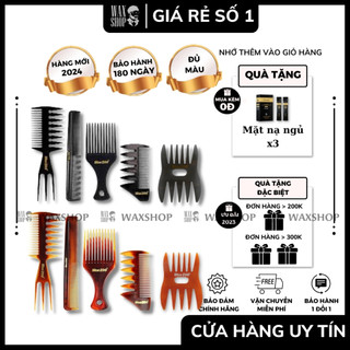 - bộ 4 lược chải tạo kiểu tóc - lược chải pomade - tạo texture - lược chải tóc - barber - bluezoo - sddb