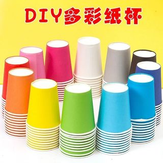Cốc giấy nhiều màu sét 10 cái