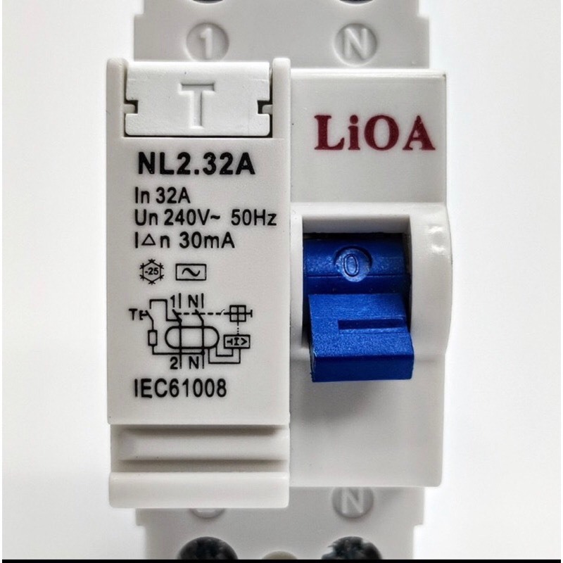(HÀNG XẢ KHO) LIOA  Aptomat Chống Giật LiOA 30mA - CB Chống Dòng Rò 32A 40A 63A
