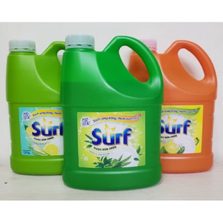 Nước rửa chén surf can 3.5kg đủ mùi