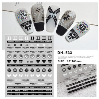 Sticker nail thương hiệu trang trí móng