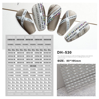 sticker nail thương hiệu trang trí móng