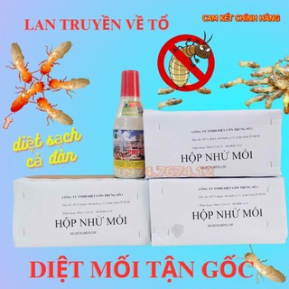 Combo 1chai pmc 90dp + 3 hộp nhử - diệt mối tận gốc bằng phương pháp hóa sinh, diệt mối lan truyền về tổ