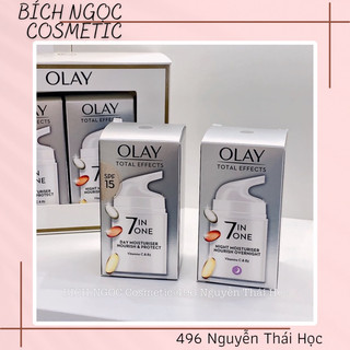 Kem dưỡng olay 7inone day moisture spf15