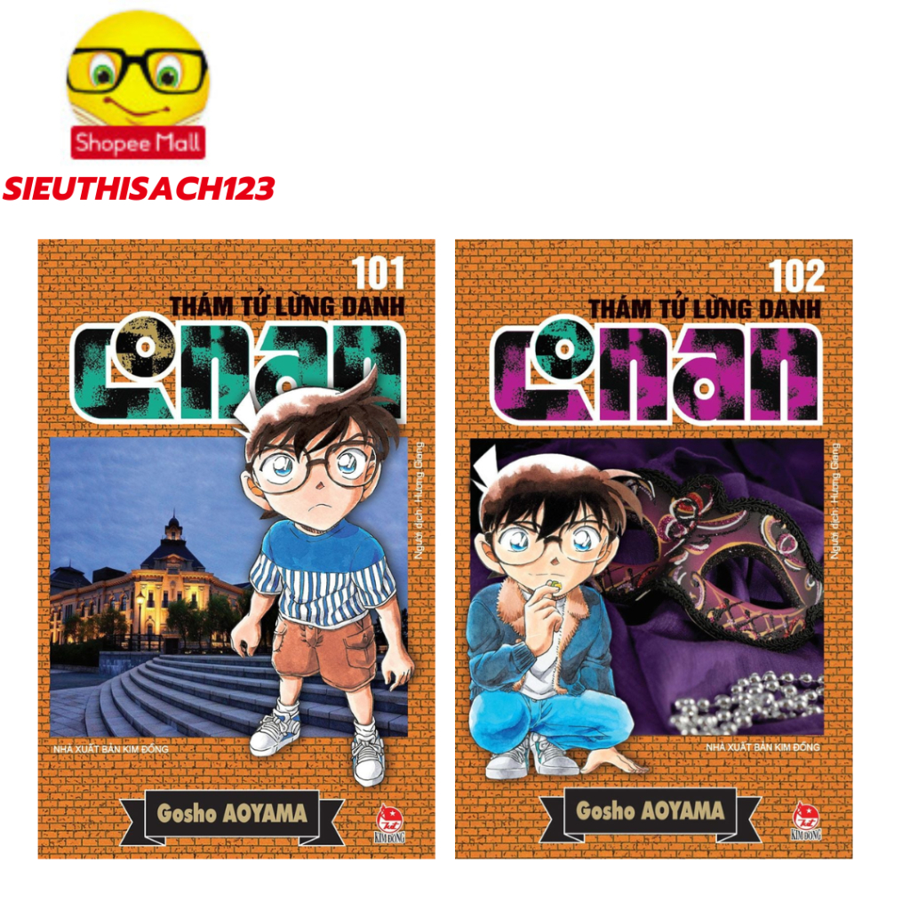 Sách - Thám tử lừng danh Conan - lẻ tùy chọn ( tập 101 đến tập 102 )