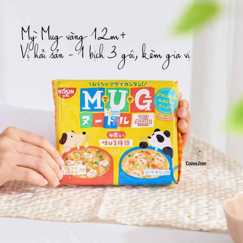 Mì Nudoru Mug cho bé từ 1 tuổi nội địa Nhật