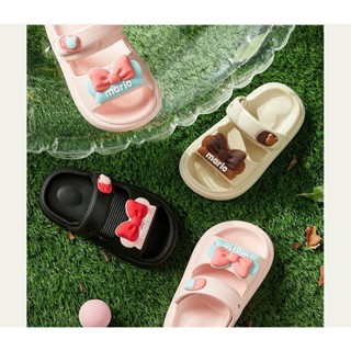 Cheerful Mario Sandal nơ mẫu mới 2024 cho bé