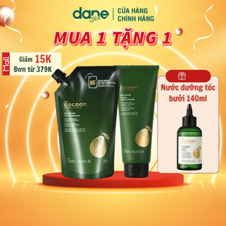Combo Dầu gội bưởi Cocoon 500ml, dầu xả bưởi Cocoon 310ml - Giúp kích mọc tóc, giảm rụng tóc, phục hồi tóc hư tổn