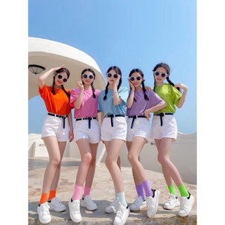 Áo thun nhiều màu chất cotton form rộng