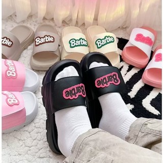  Dép Barbie nam nữ quai dán xé đế cao 4cm xinh xắn xu hướng 2024 