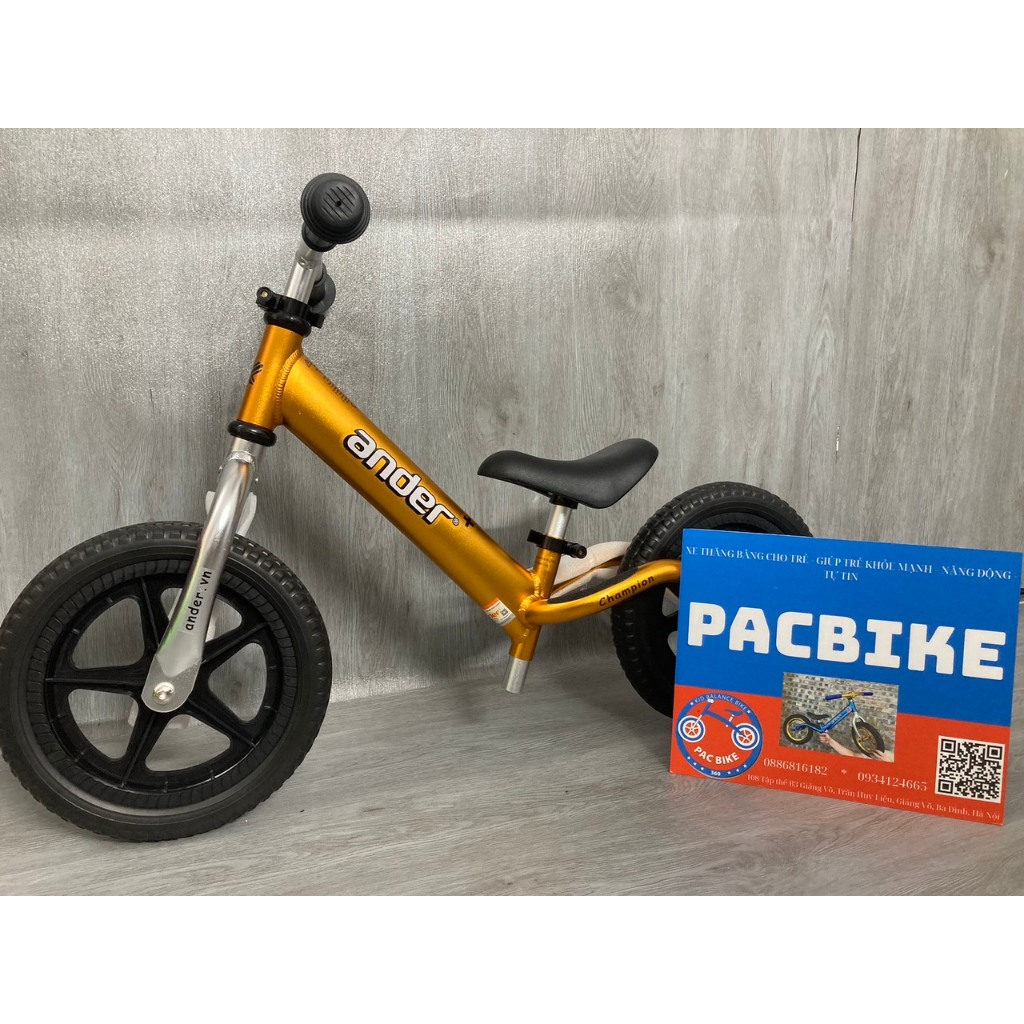 Xe Thăng Bằng Ander Plus - Pushbike / Balance Bike - PACBIKE VN