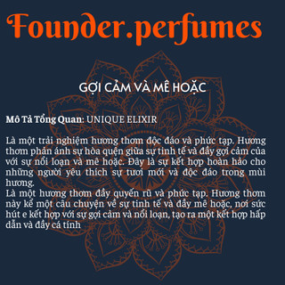 Nước hoa MERELY - UNIQUE ELIXIR - GỢI CẢM VÀ MÊ HOẶC