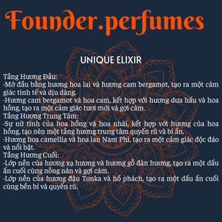 Nước hoa MERELY - UNIQUE ELIXIR - GỢI CẢM VÀ MÊ HOẶC