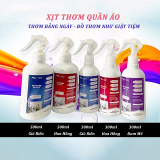 Chai xịt thơm quần áo tiệm giặt ủi - 300ml, 500ml