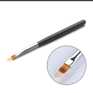 Cọ ombre cọ tán omber( đầu dẹt , cán gỗ đen)
